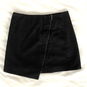 Wells Grace Zip Mini Skirt